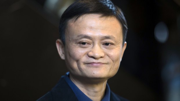 Entrepreneur: Jack Ma, chairman of the Alibaba Group, is part of a Chinese delegation visiting Taiwan.