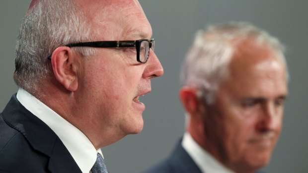 Attorney-General George Brandis' relationship with the solicitor-general broke down irretrievably.