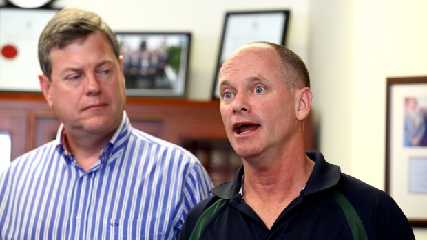 Queensland Treasurer Tim Nicholls and Premier Campbell Newman insist they have a good relationship. 