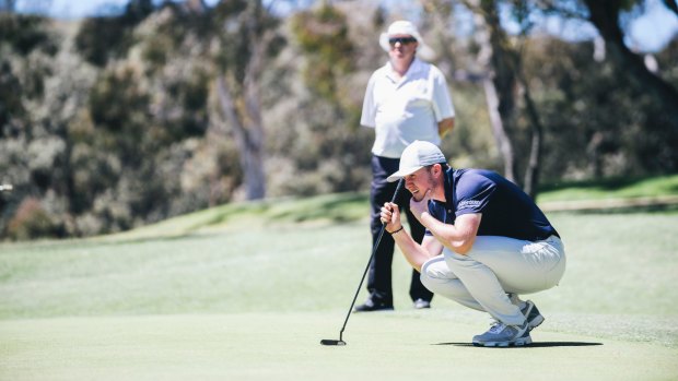 Scot Connor Syme is tuning up for the Australian Open at the Federal Amateur Open.