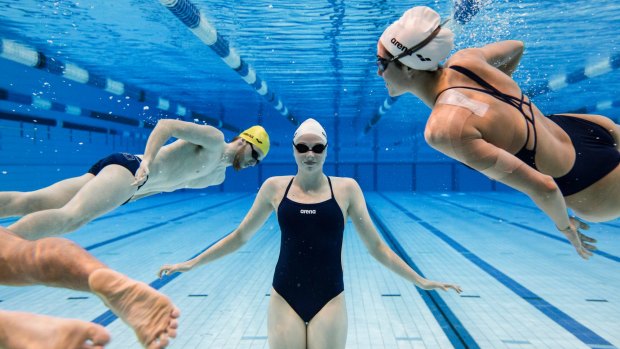 Swimming Australia has luanched a new scholarship program based at the AIS. Four swimmers have been selected to train in the inaugural year of the National Training Centre Transition Program. Pictured is Canberra 17-year-old Rebecca Cross. 