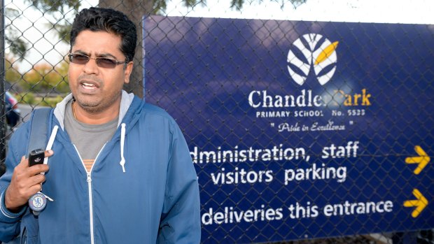 Sammy Muthu, a Chandler Park Primary School parent.