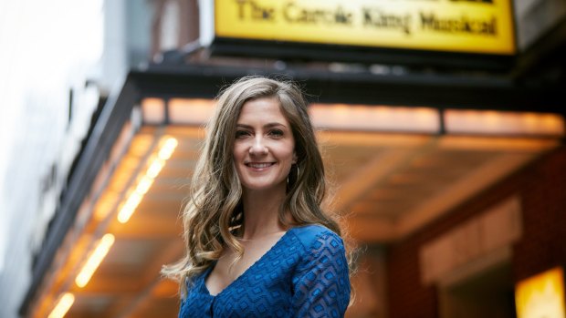 Beautiful role: Esther Hannaford plays Carole King in the Australian version of the hit Broadway musical.