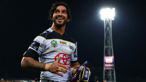 Sensational: Johnathan Thurston is in red-hot form and ready to take on the Blues.