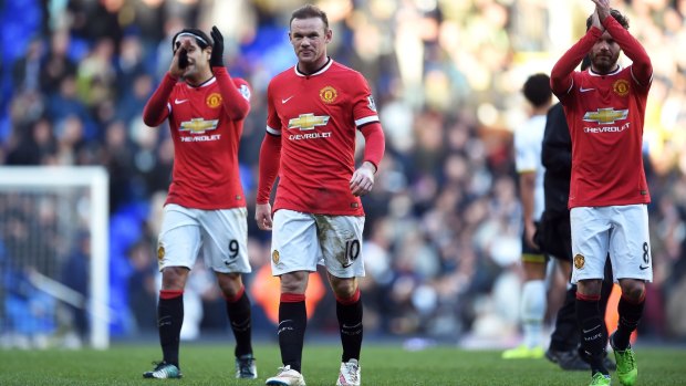 Frustrated: Manchester United failed to capitalise on a string of good chances against the Londoners.