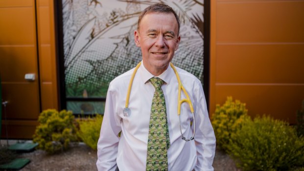 Dr Tony Lafferty from the new endocrinologist clinic which has opened at the Canberra Hospital to help transgender teenagers. 