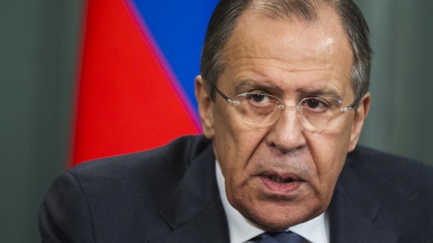 Russian Foreign Minister Sergey Lavrov attends a news conference in Moscow on Tuesday. He later returned to the Iran talks and now hopes for a draft plan by the end of June.