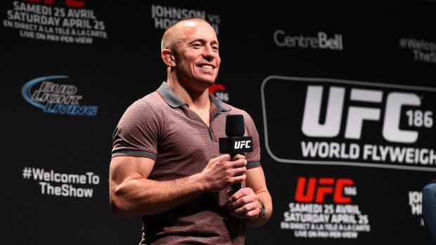 Former UFC welterweight champion Georges St-Pierre has been out of the octagon for four years.
