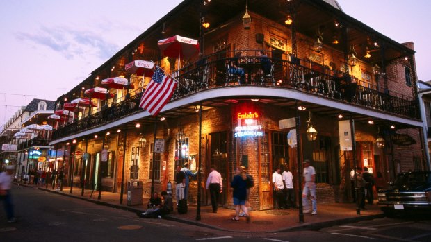 Restaurant in the French Quarter of New Orleans.