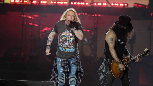 BRISBANE, AUSTRALIA - FEBRUARY 07: Guns n roses concert Brisbane. on February 7, 2017 in Brisbane, Australia. (Photo by Robert Shakespeare/Fairfax Media)