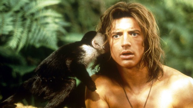 Fraser in 1997's box office hit George of the Jungle.