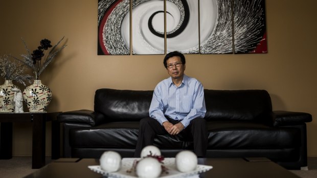 Dr Qinglin Wang found himself working as an aged care nurse after being denied an internship at the Canberra Hospital.