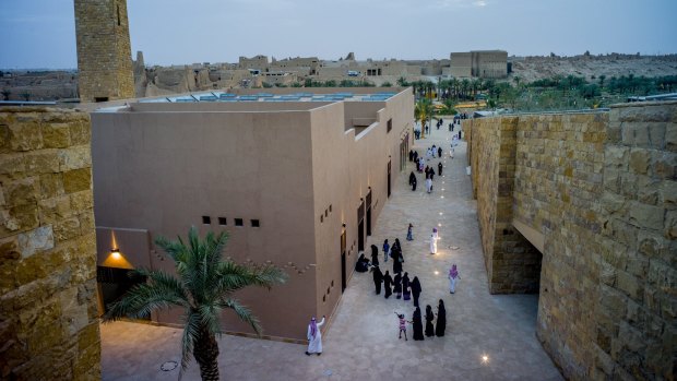 A restored complex at Diriyah, where the foundations of the modern Saudi state were laid. 