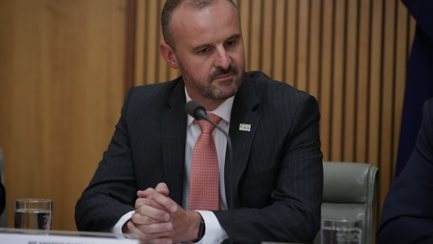 ACT Chief Minister Andrew Barr has delayed spending $10 million worth of work on a key infrastructure project for the Molonglo Valley.