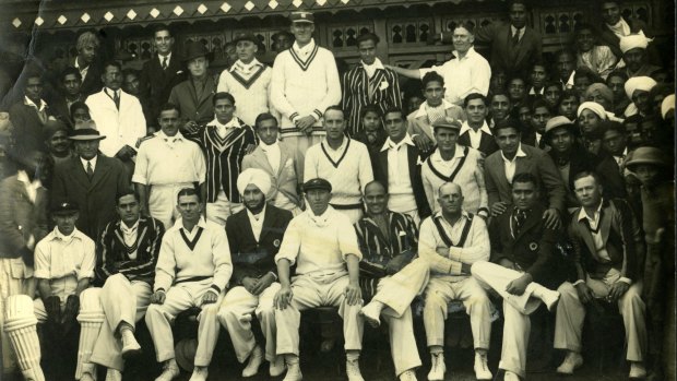 A motley crew: Photo taken in Lahore from the 1935-36 (first) Australian cricket tour to India.