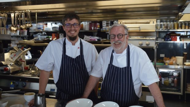 John Saville Wright and his son Leo run the Garrison restaurant near the National ANZAC Centre in Albany.