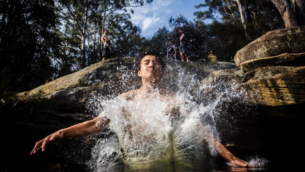 Cooling off was a popular pastime for many in Victoria and NSW from spring onwards.