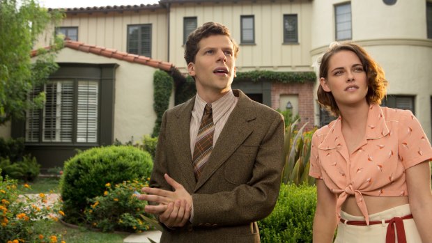 In Cafe Society Jesse Eisenberg and Kristen Stewart's relationship is doused in classic Hollywood references.