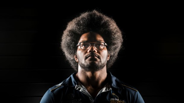 Self-proclaimed ''bro with the 'fro'': Brumbies star Henry Speight.