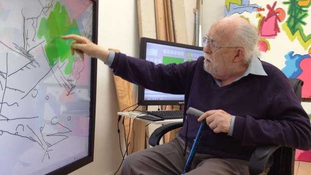 Howard Cohen, artist who produced paintings with the help of a computer.
