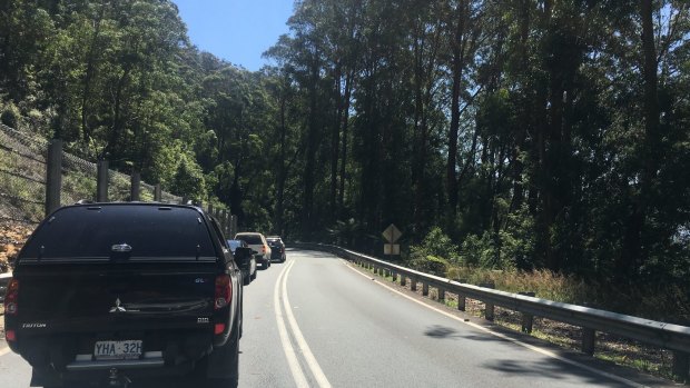 Traffic has been delayed along the Kings Highway towards Batemans Bay.