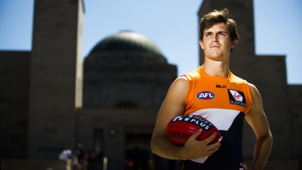 GWS Giants captain Phil Davis says a trip to the Australian War Memorial puts his injury troubles in perspective.