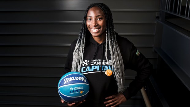 Ezi Magbegor has impressed in a tough season for the Capitals. 