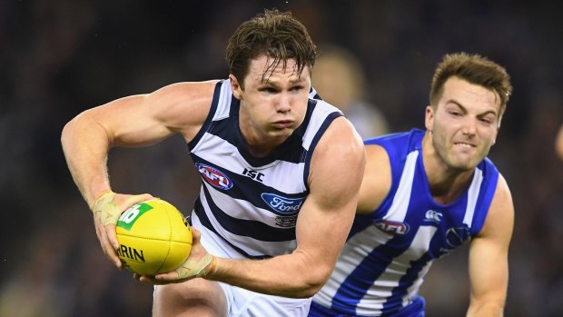 Geelong star Patrick Dangerfield proves a cut above against North Melbourne.