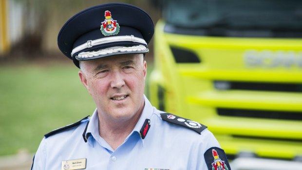 Fire and Rescue ACT chief Mark Brown was pleased his agency would recruit 16 more firefighters as part of the ACT's 2017 budget