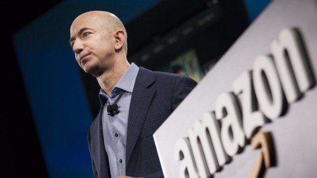 Jeff Bezos' Amazon.com is the new leader on the US sharemarket.