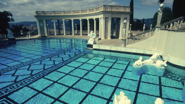 The pool at Hearst Castle.