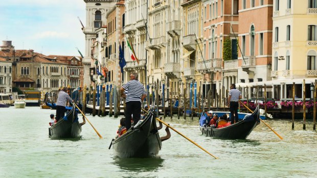 Venice canals.