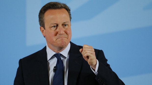 Britain's Prime Minister David Cameron is warning of an "existential choice" next Thursday. 