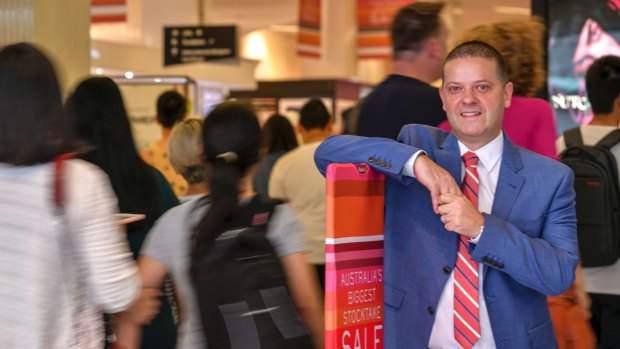 Myer's executive manager of stores, Tony Sutton: "Customers shopped a little earlier this year for Christmas, there wasn't a last-day panic rush ... but we are happy with the traffic in our stores."
