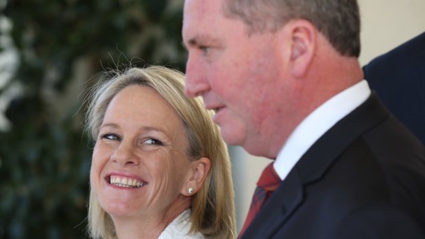 Nationals deputy Fiona Nash is leading the push to stop tobacco company donations. Leader Barnaby Joyce has left the door open to change.