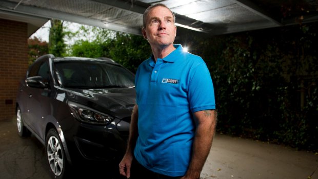 Greg North is a driver with WeDrive, a new Canberra service which provides drivers who have had a drink too many the option of being transported home safely in the comfort of their own cars without the inconvenience of having to retrieve their cars the following morning.