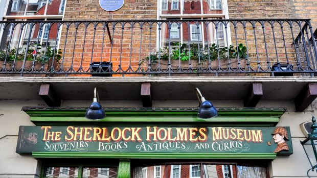 The Sherlock Holmes Museum, London.