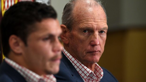 "He's given up alcohol, given up drugs": Wayne Bennett announces James Roberts' re-signing.