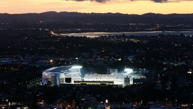 A view of Eden Park, the scene of New Zealand's semi-final triumph.