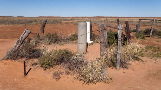 Haddon Corner on the border of South Australia and Queensland.