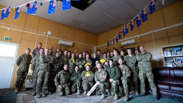 About 400 Australian troops remain in Afghanistan. Some in Kabul were visited by Foreign Affairs Minister Julie Bishop at the weekend.  
