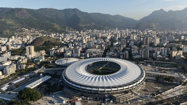 The Estadio do Maracana, host of the recent FIFA World Cup final and Rio Olympics venue.