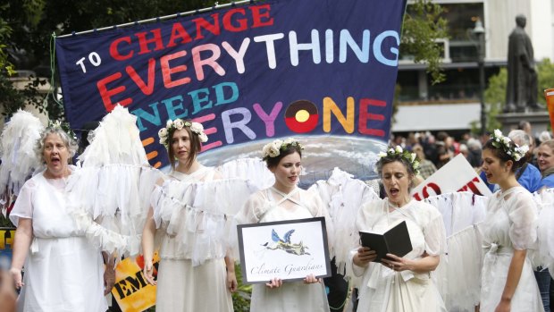 Organisers claim the event was the largest climate change rally in Australian history.