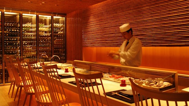 Touzan Restaurant in the Hyatt Regency Kyoto.