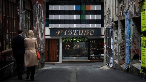Several new restaurants have opened in Melbourne's graffiti-clad lanes near Flinders Lane recently, including Peruvian eatery Pastuso, in ACDC Lane.