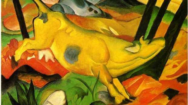 The Yellow Cow by Franz Marc.