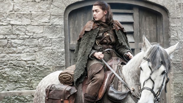 'I'm going home': Arya Stark in Game of Thrones season 7.