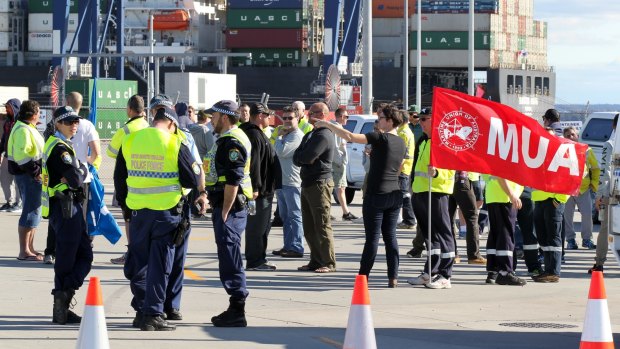 The Maritime Union of Australia is up in arms about Hutchison Ports Australia’s actions. 