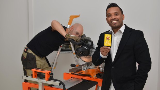 Ishan Dan, founder of the Mr Tradie app.