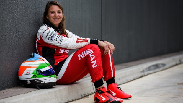 V8s Supercar driver: Simona de Silvestro. 